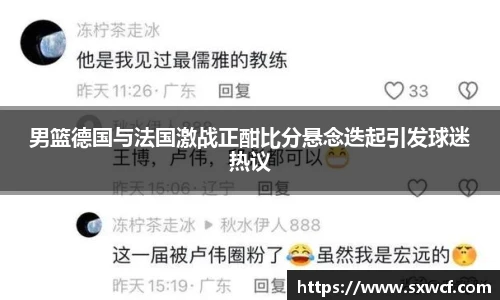 男篮德国与法国激战正酣比分悬念迭起引发球迷热议
