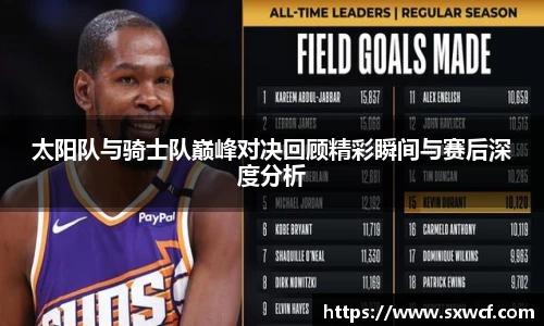lewin乐玩官网太阳队与骑士队巅峰对决回顾精彩瞬间与赛后深度分析